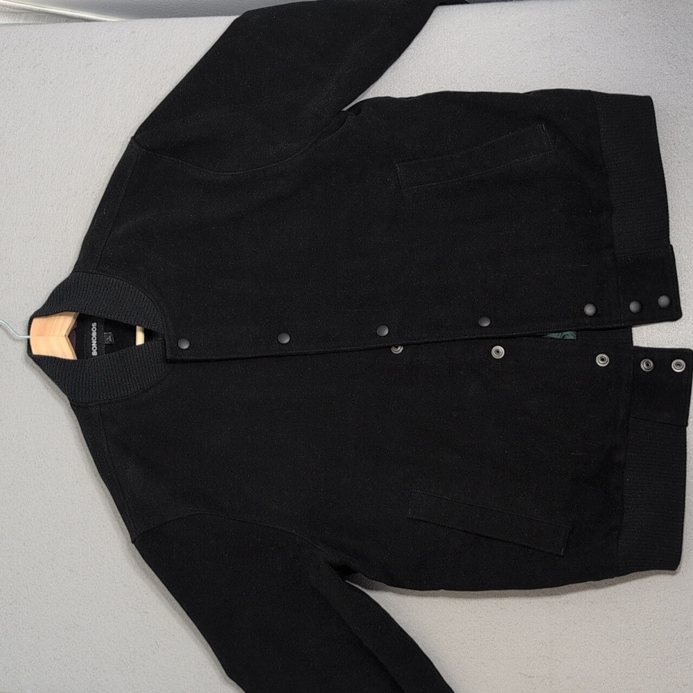 Bonobos X Manifattura Emmetex Black Cotton Suede Jacket